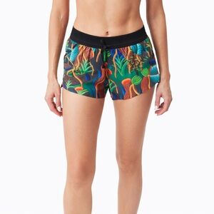 Janji 3"AFO Middle Shorts Women 0021 Naturaleza Running Zipper Pocket small